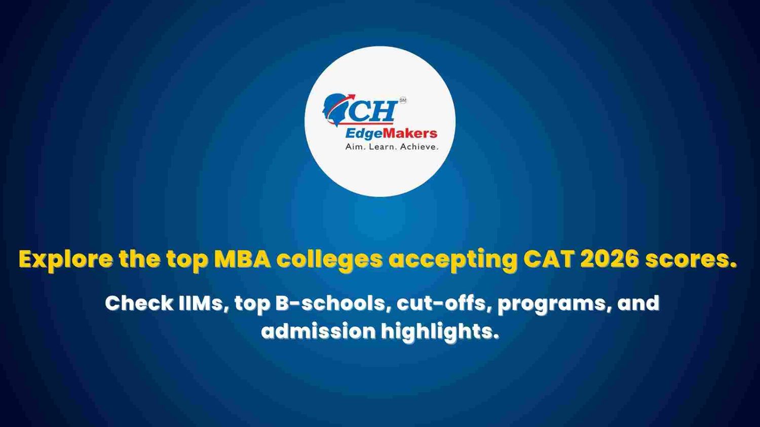 Top MBA Colleges Accepting CAT 2026