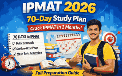 IPMAT 2026 70-Day Study Plan | Crack IPMAT in 2 Months Strategy (Full Preparation Guide)